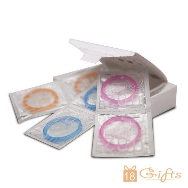 岡本0.02EX炫彩3色6片裝