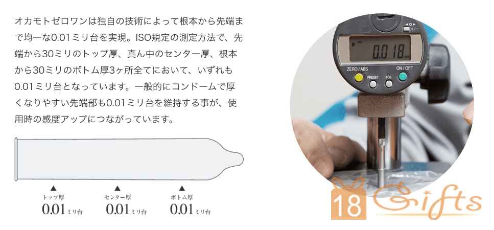 岡本超薄0.01安全套 (3片) 