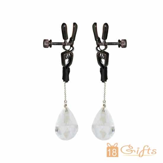 水晶吊飾乳頭夾