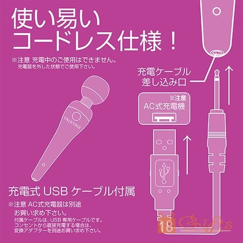 Valkyrie 女武神按摩棒 (USB充電版)