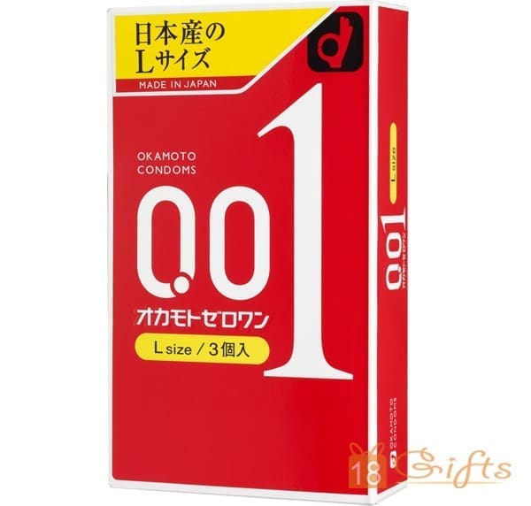 岡本 0.01安全套 大碼(3片)