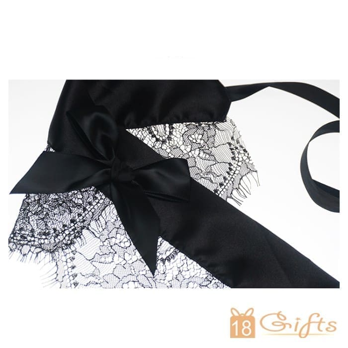 Queenie 蕾絲緞帶蝴蝶結眼罩