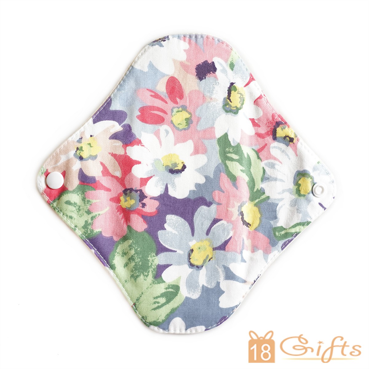 環保有機棉布衛生巾 - Colorful Daisies