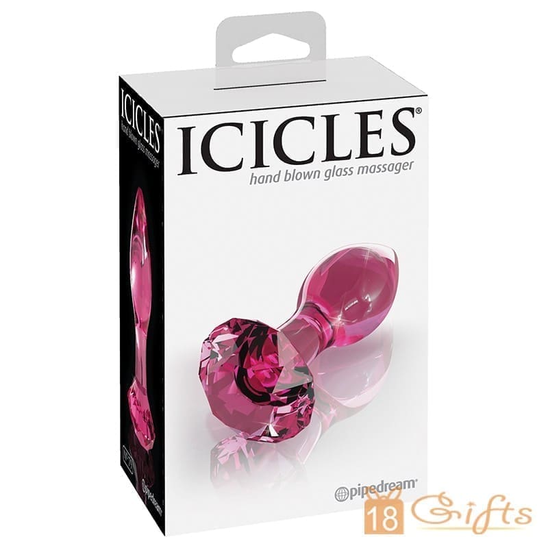 Icicles No. 79 手工玻璃寶石後庭塞