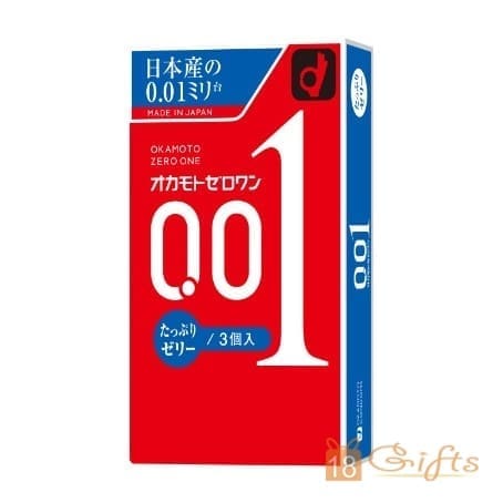 岡本0.01 (3片) (2倍潤滑)