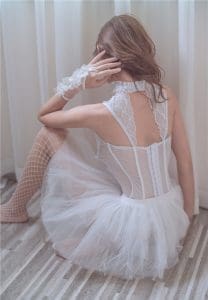 芭蕾舞伶束胸馬甲套裝