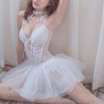 芭蕾舞伶束胸馬甲套裝