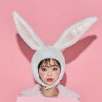 萌萌小白兔頭套