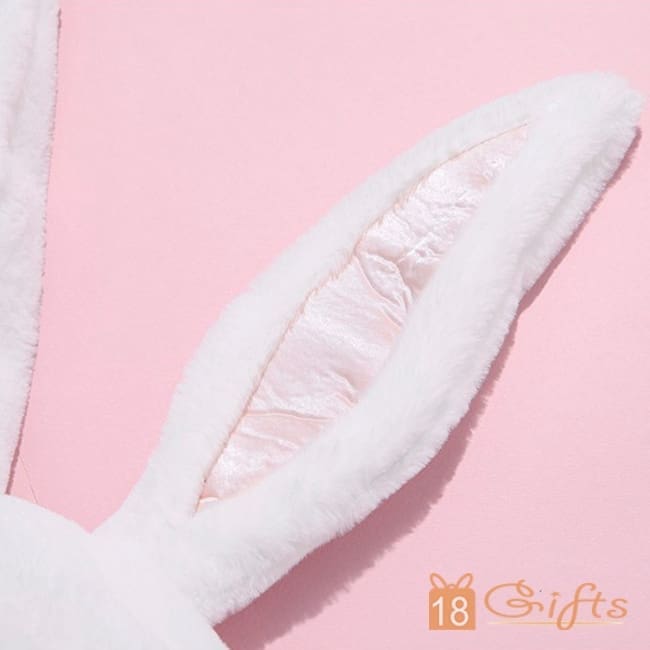 萌萌小白兔頭套