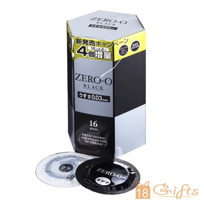 日本不二 0.03 Black (16片)