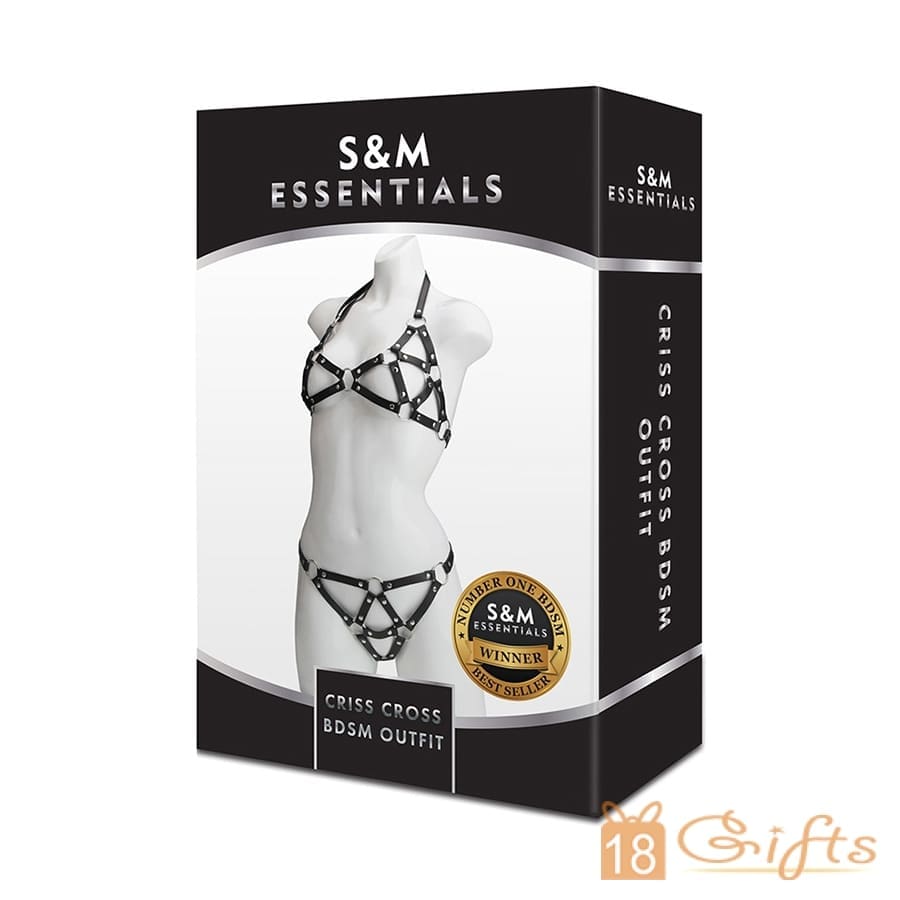 S&M Essentials Criss Cross BDSM Outfit