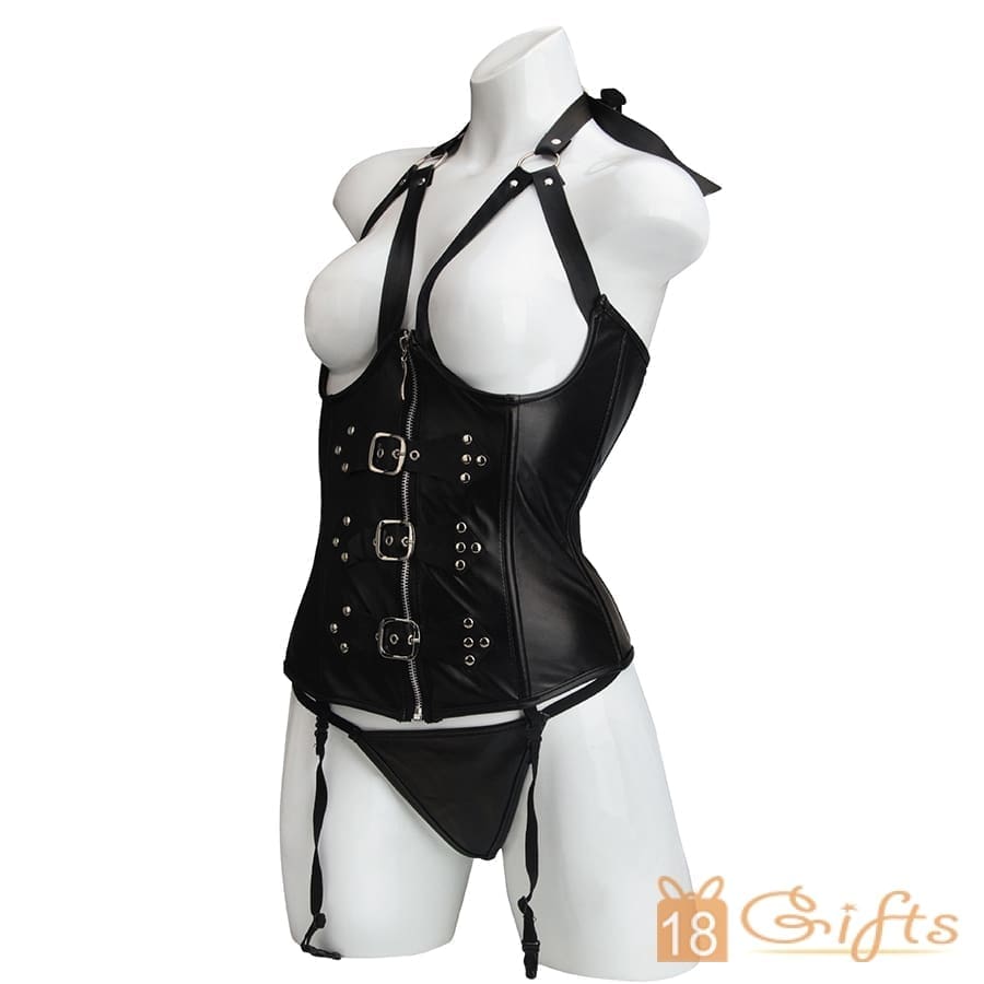 S&M Essentials Patent Leather Show Me Harness