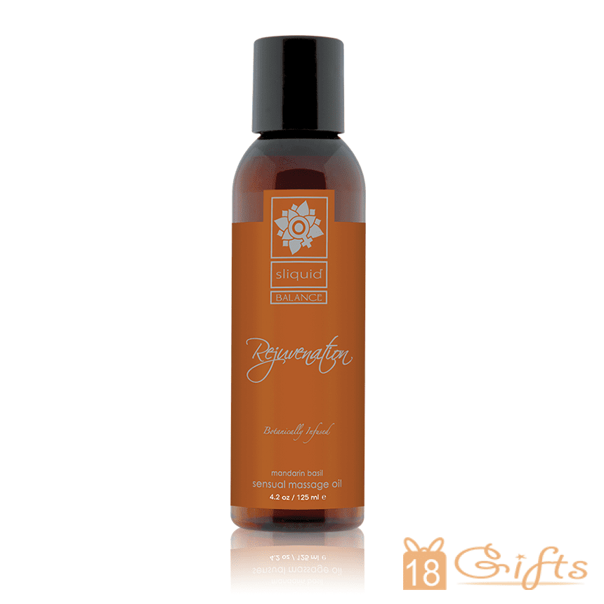 Sliquid Organics 有機柑橘羅勒按摩油