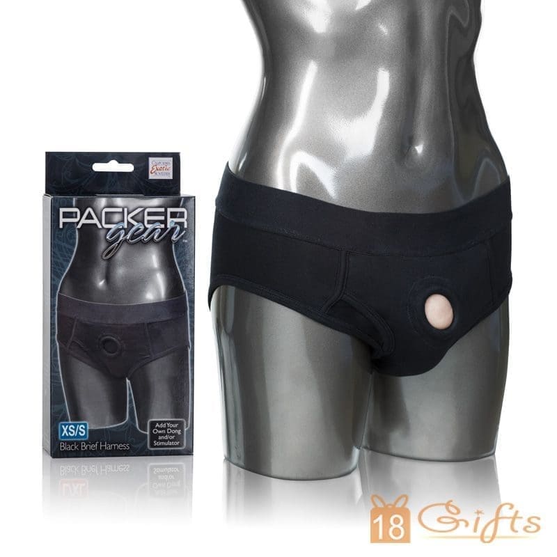 Packer Gear Strap On Black Brief 穿戴內褲