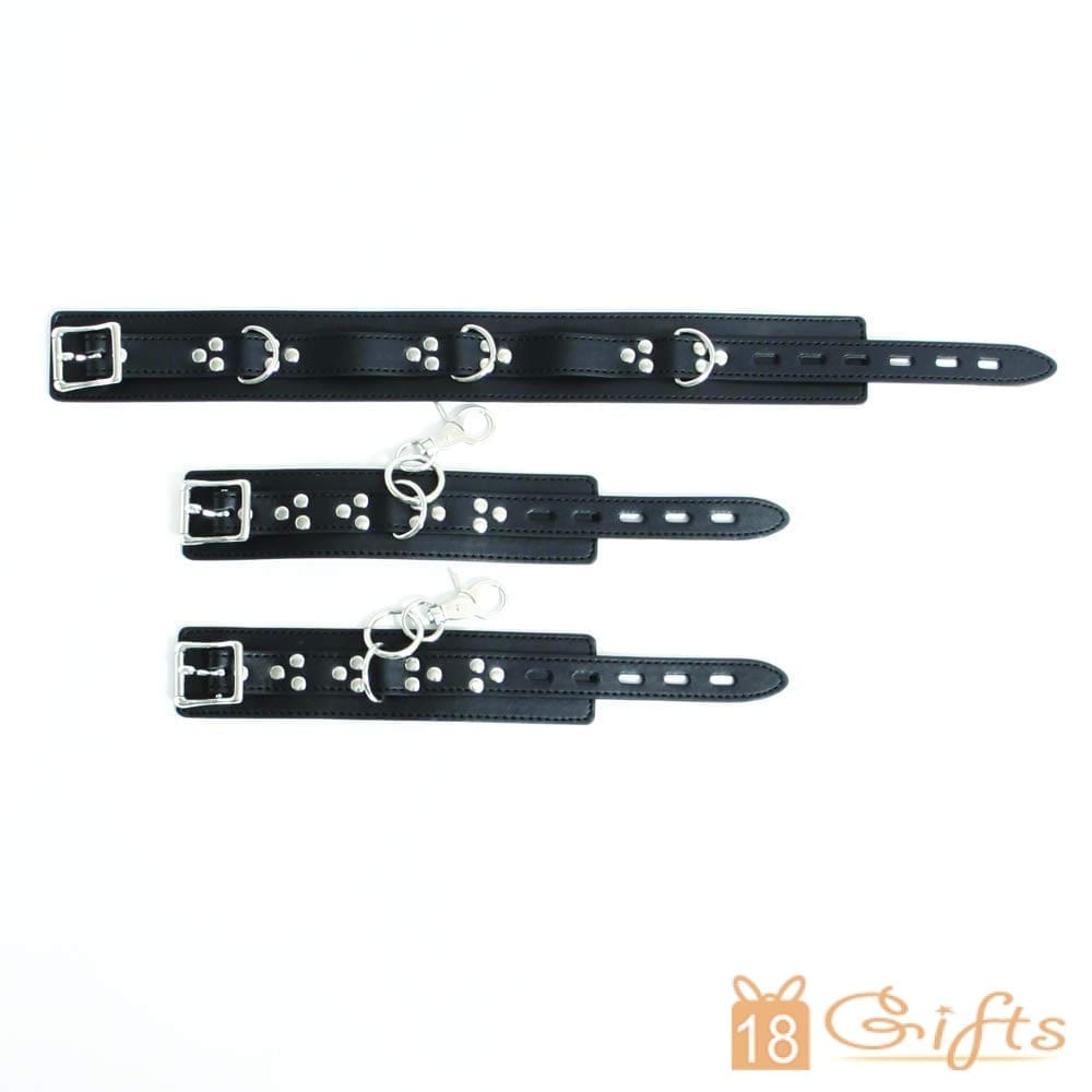 SMVIP 首、手枷拘束皮帶