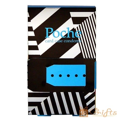 Poche咭片盒橫紋安全套(4片裝)