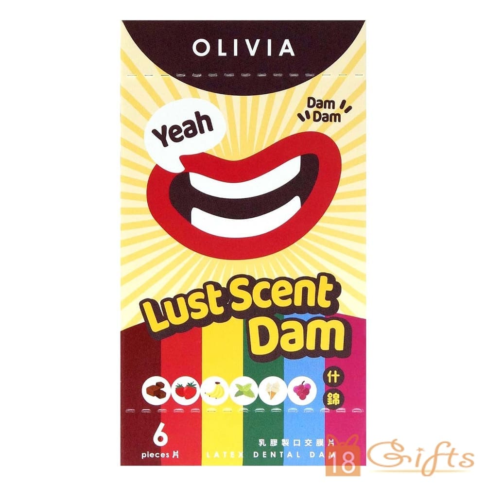 Olivia Lust Scent Dam 口交膜 (6片)