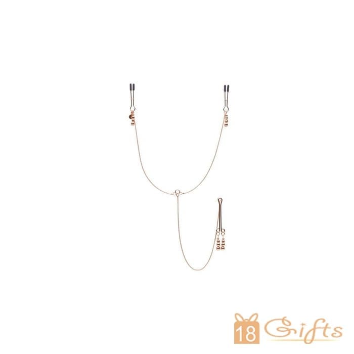 Fifty Shades Freed All Sensation Nipple＆Clitoral Chain 玫瑰金乳首陰蒂夾