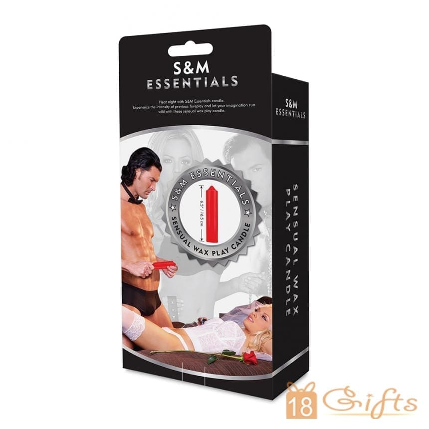 S&M Essentials Wax Play Candle - Red