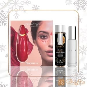 PREMIUM WOMANIZER LOVE XMAS SET (RED) 聖誕高潮探索套裝 SET B