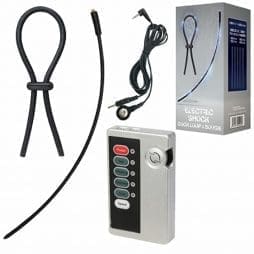 Electric Shock Cock Loops＆Bougie 電擊助勃環＋尿道塞