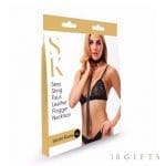 【特價】Secret Kisses Sexy Sting Faux Leather Flogger Necklace 可拆式流蘇皮鞭項圈