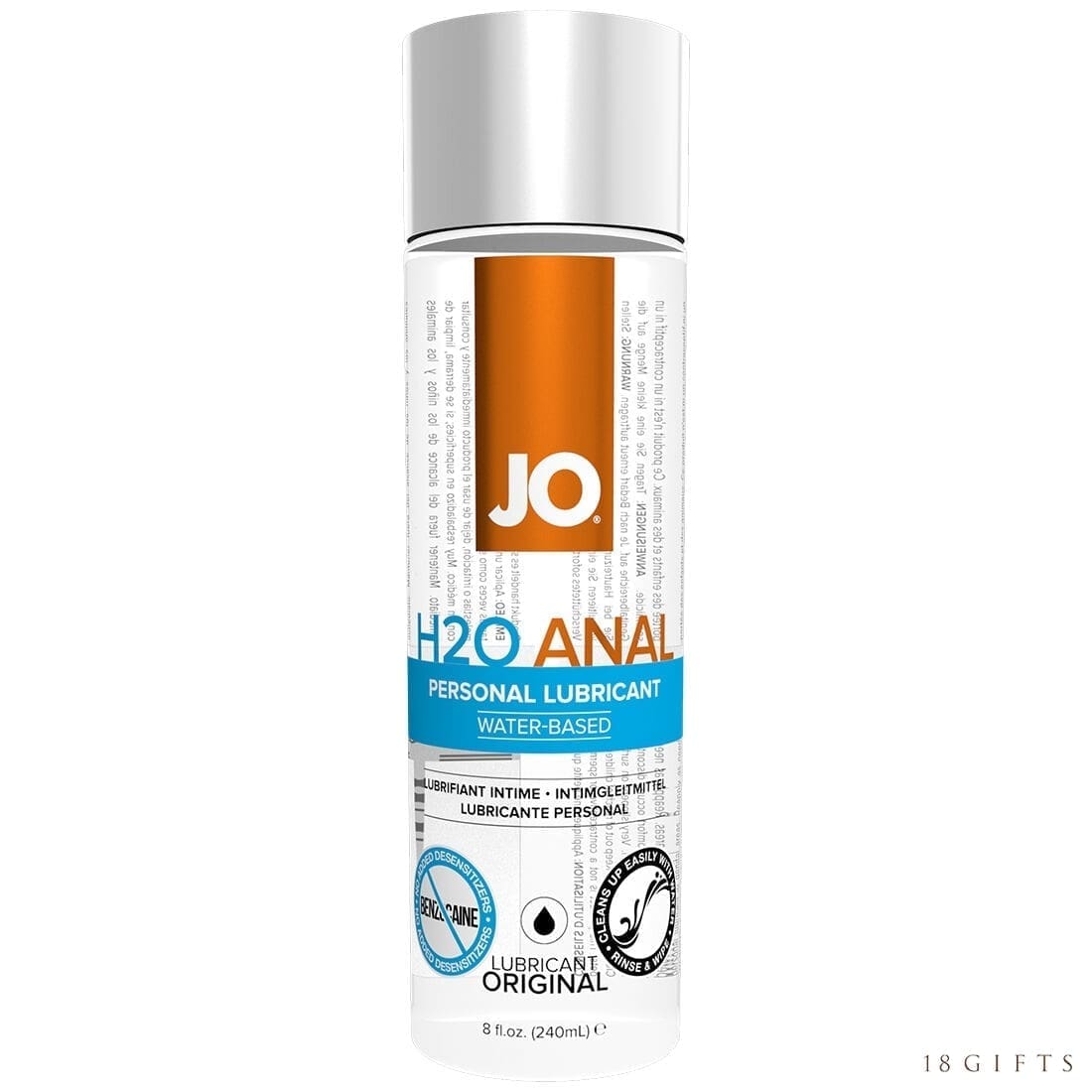 System JO H2O 水性後庭潤滑液(120ml)