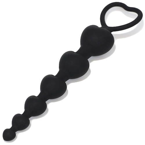 Toynary Silicone Anal Beads Heart-shaped 矽膠心形拉珠