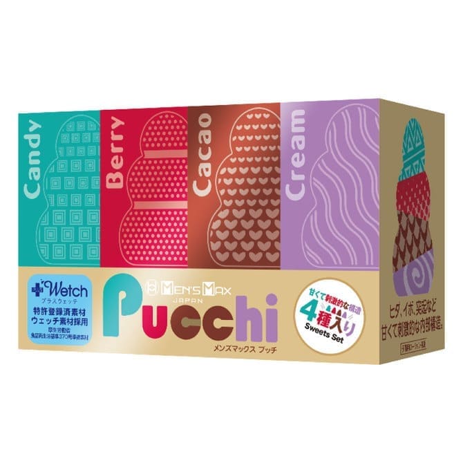 Men's Max Pucchi Set Box Sweets 便攜式飛機杯套裝