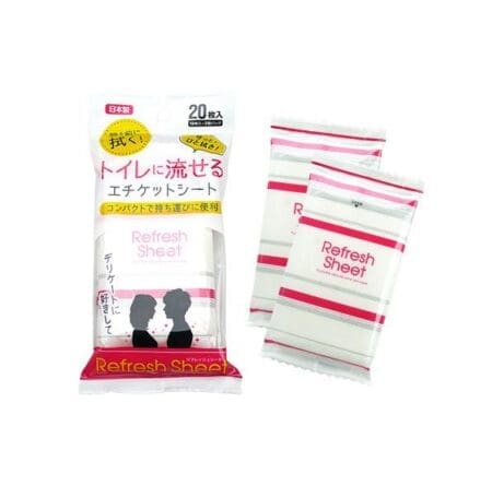 可沖式事前事後護理濕紙巾 (10片裝×2)