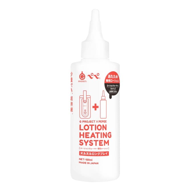 G PROJECT × PEPEE LOTION HEATING SYSTEM 黏滑持久PLAY