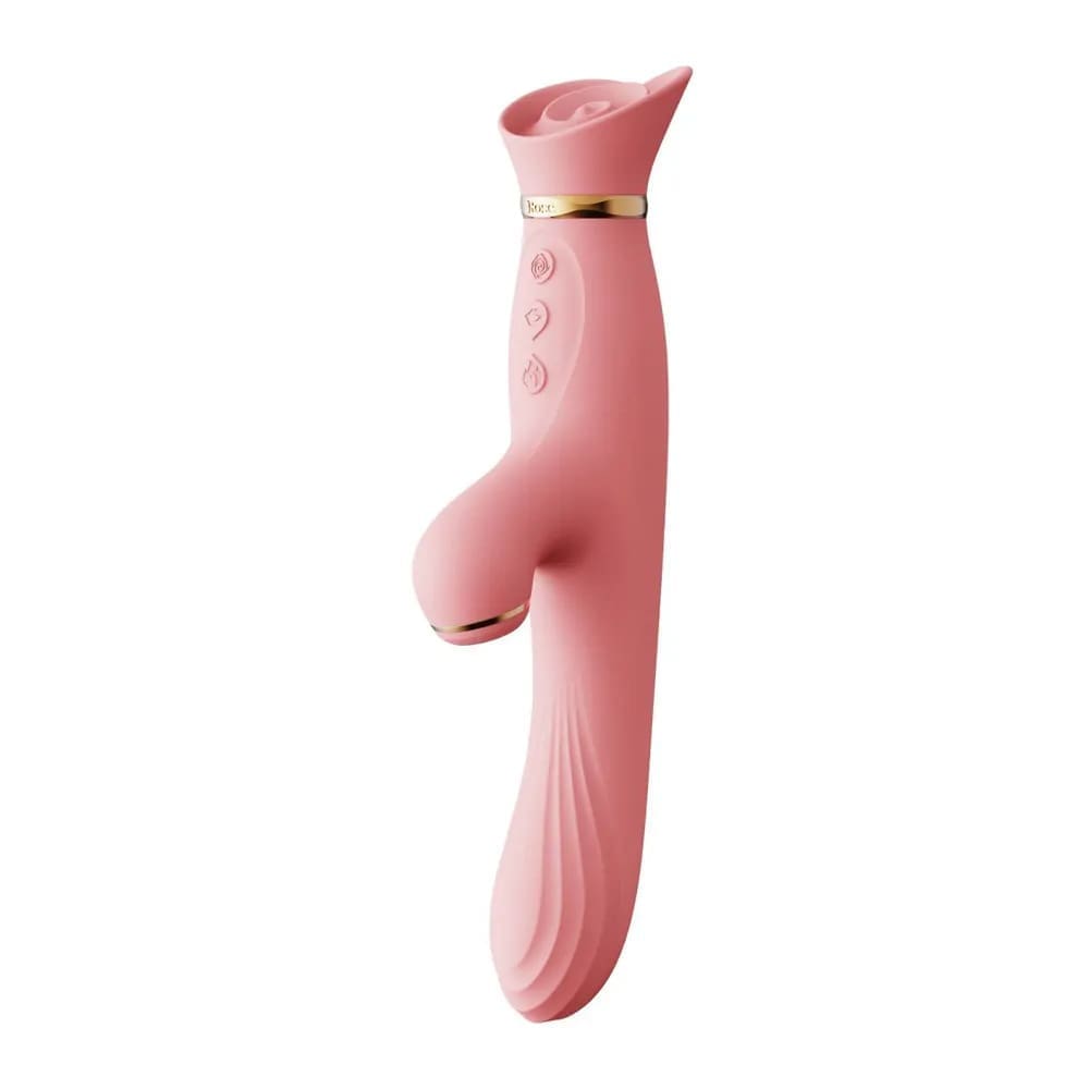Zalo Rose Rabbit Vibrator 加溫吸吮震動棒