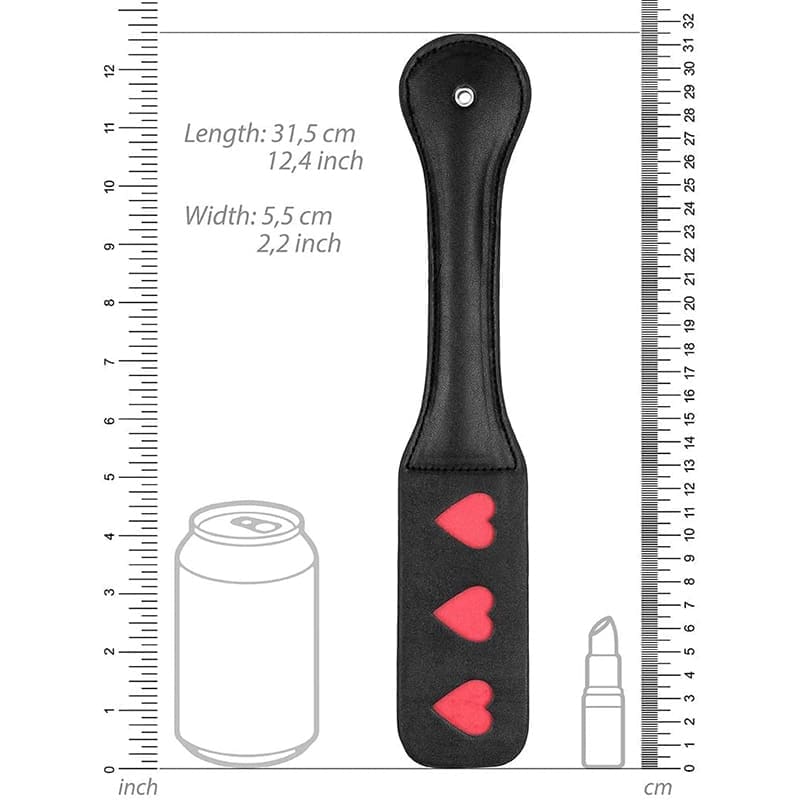 Ouch! – Paddle Hearts 心型皮革拍打器