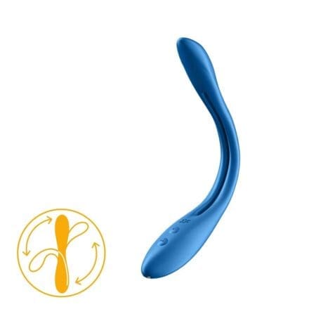 Satisfyer Elastic Joy 可彎曲振動棒 (藍色)