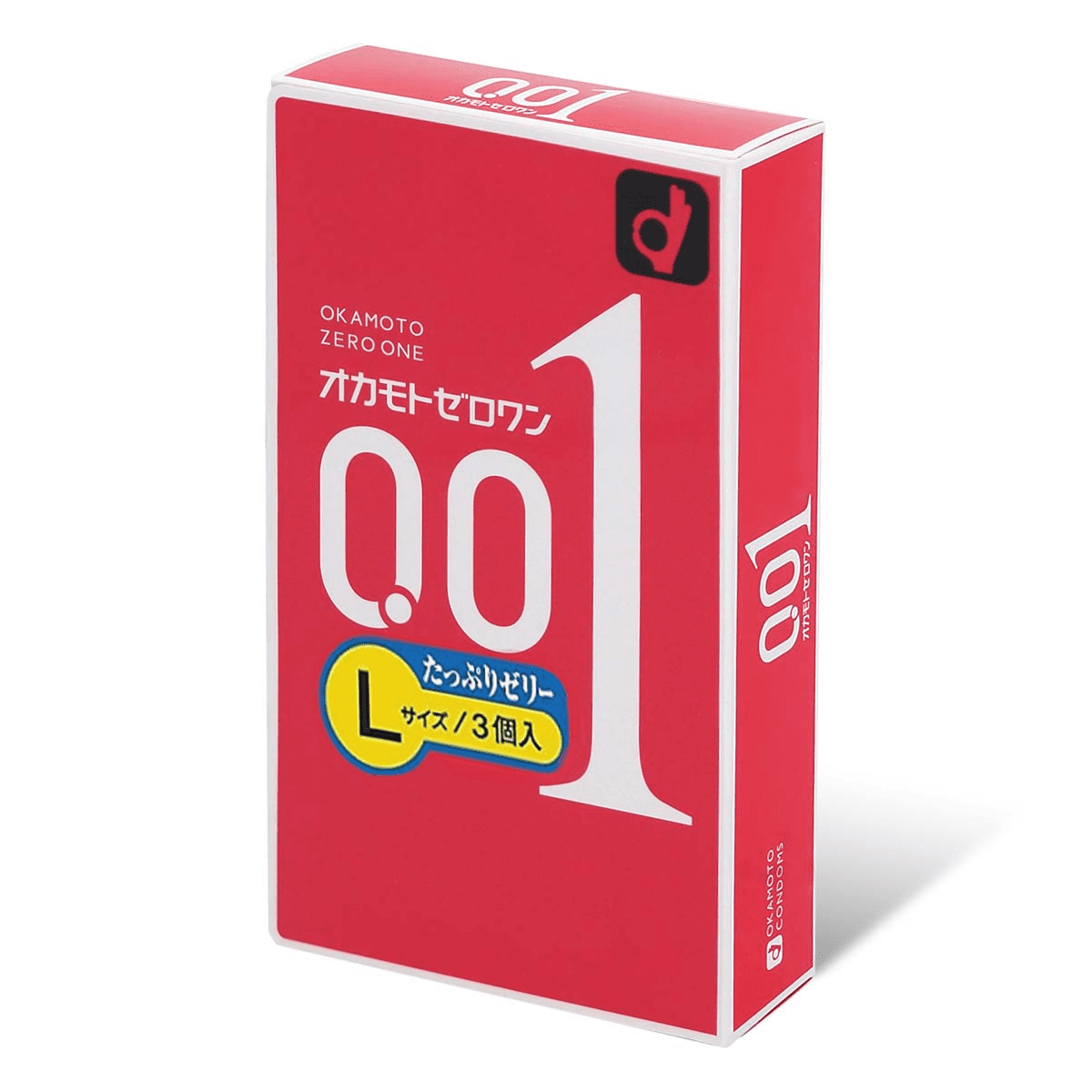 岡本0.01 大碼 加倍潤滑 (3片)