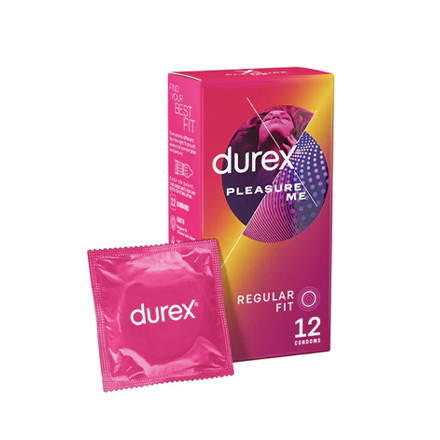 Durex Pleasure Me 凸點螺旋紋安全套 (12片)