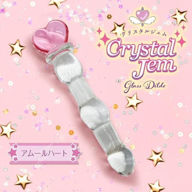 Crystal Jem 粉心玻璃後庭塞