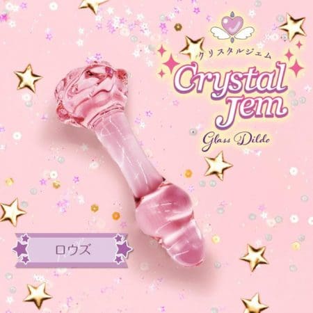 Crystal Jem 玫瑰玻璃後庭塞