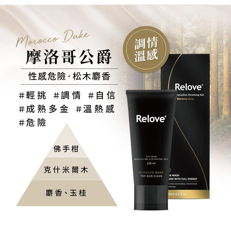 Relove - 男用私密潔淨凝露