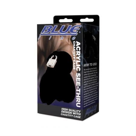 Acrylic See-Thru Chastity Cage 透明貞操鎖