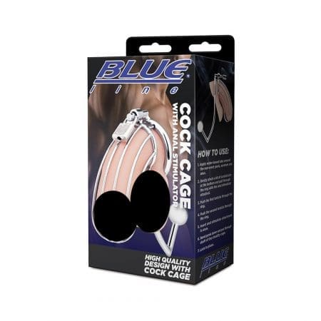 Cock Cage With Anal Stimulator 貞操鎖連後庭塞