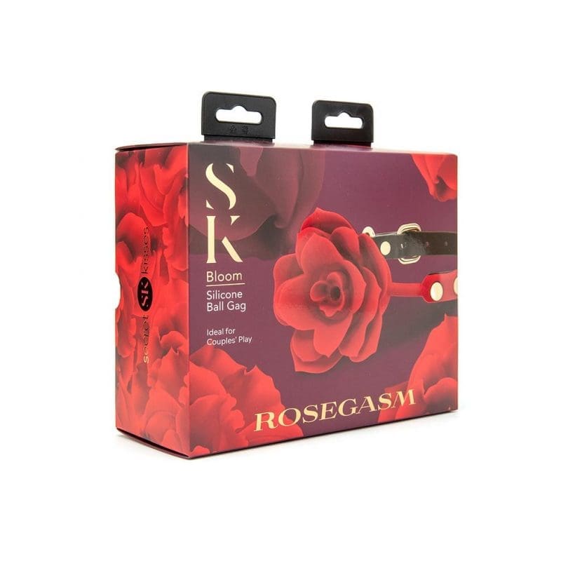 Rosegasm Bloom Silicone Ball Gag 玫瑰矽膠口塞