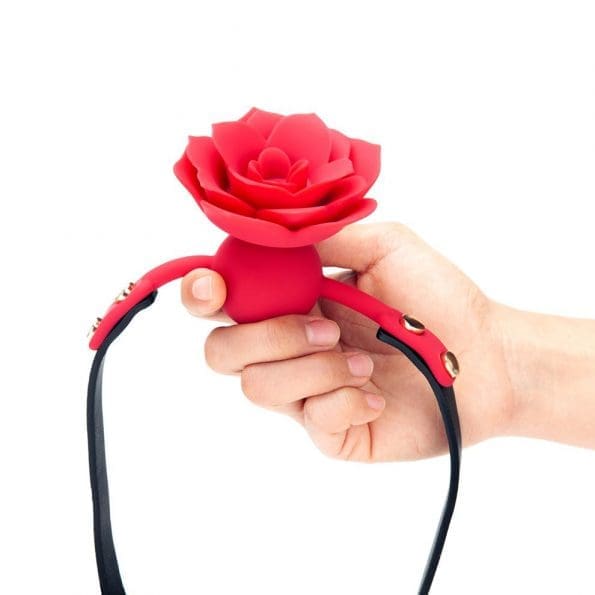 Rosegasm Bloom Silicone Ball Gag 玫瑰矽膠口塞