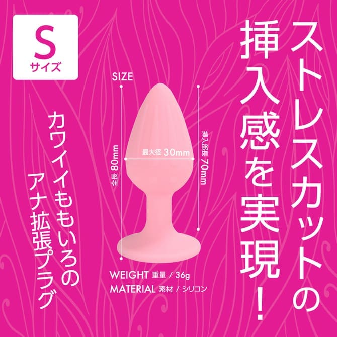 ANAPURA 矽膠後庭塞 S