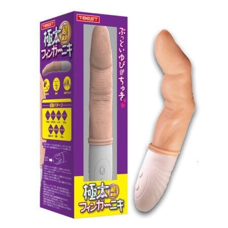 超振動！！極粗手指按摩棒