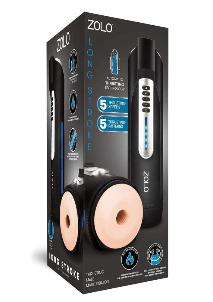 ZOLO Long Stroke 自動抽插加熱感飛機杯