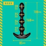 雌墮後庭震動棒 9 拉珠刺激