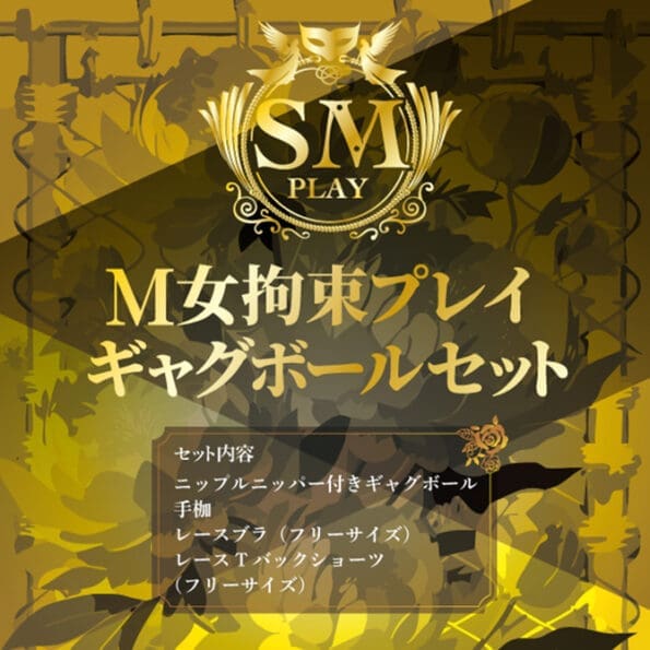 M女拘束調教 口塞球套裝