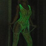 夜光連身網衣