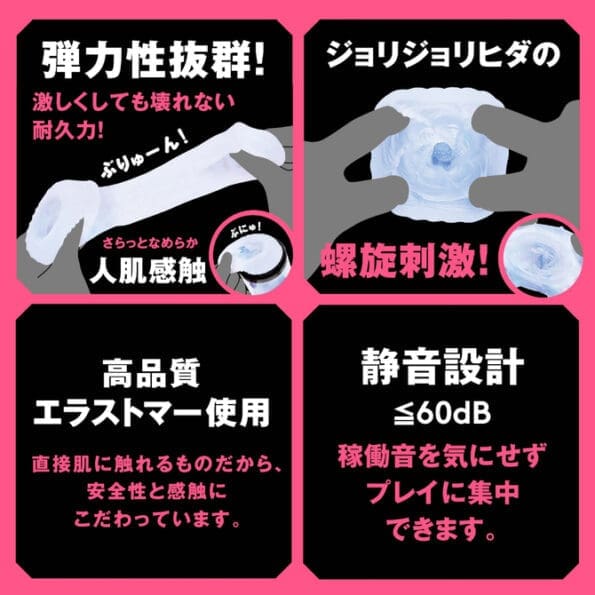 SPIRAL VIBRATION HOLE 旋轉震動自慰杯